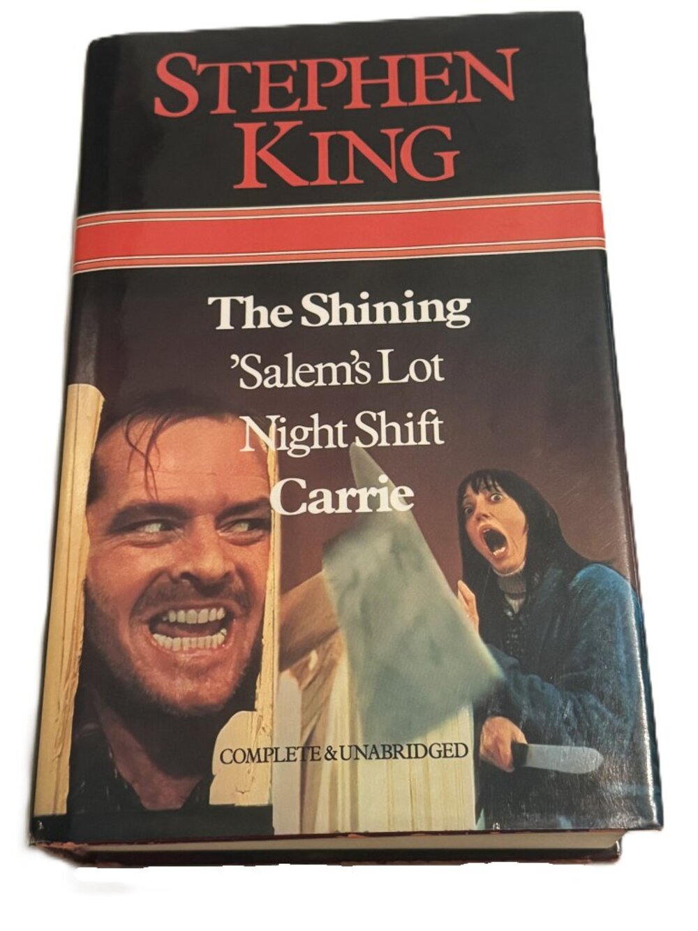 Stephen King 4 In 1 The Shining Salem's Lot Night Shift Carrie HC w/ DJ 1985 5th